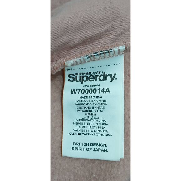 Superdry womens small sweatpants joggers peach blush pink - Picture 5 of 6